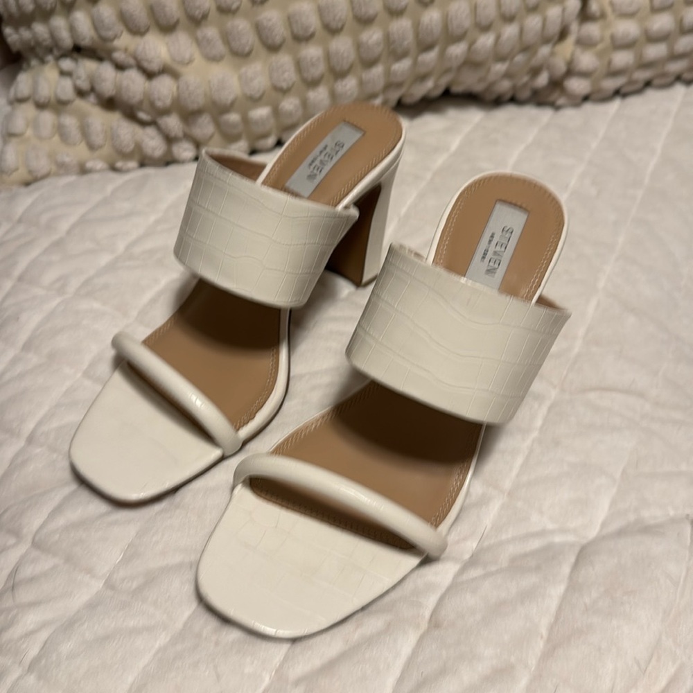 Steven New York open toe heels